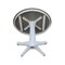 International Concepts Round 36 in Rd Top Ped Table, Dining Ht, White/Heather Gray, 36 W, 36 L, 29.9 in H, Wood K05-36RT-27B - alternate 6